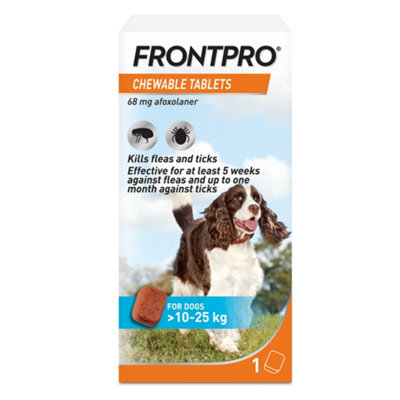 Frontline Frontpro Chewable Tablets Flea & Tick Treatment For Dogs (10-25Kg) 1 Pack from B&Q