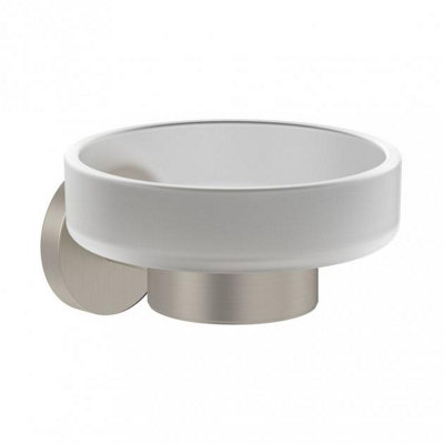 Villeroy & Boch Elements Tender Wall Mounted  Soap Dish Matt Brushed Nickel