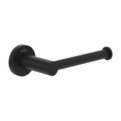 B&Q -  Elements Tender Toilet Roll Holder Matt Black