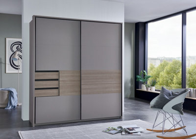 Bremen Sliding Door Sahara Grey from B&Q