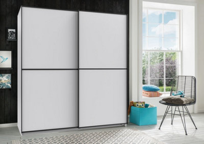 Ulm  135 White Sliding Wardrobe from B&Q