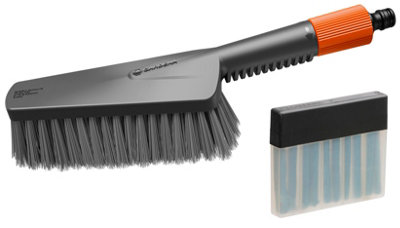 Gardena Cleansystem Hand Brush Soft M Wash Set & Soap Shampoo Sticks Window from B&Q