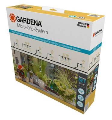 Gardena Micro-Drip-System Drip Irrigation Set Terrace (30 Plants) from B&Q