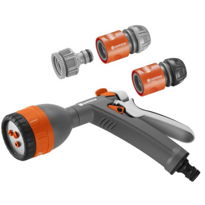 Gardena 4 Function Hose Spray Gun from B&Q