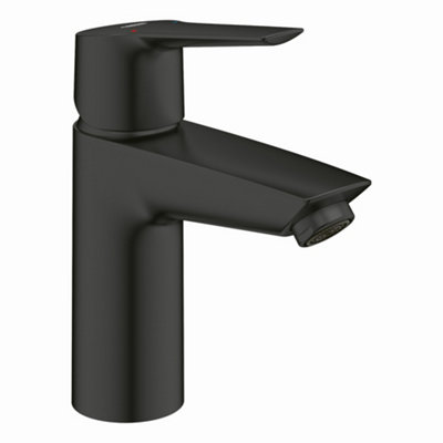 Grohe Start Matt Black Basin Mixer Tap from B&Q