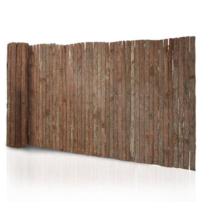 Floordirekt Tree Bark Privacy Screening Fence Balcony Screen 100 Cm X 300 Cm from B&Q