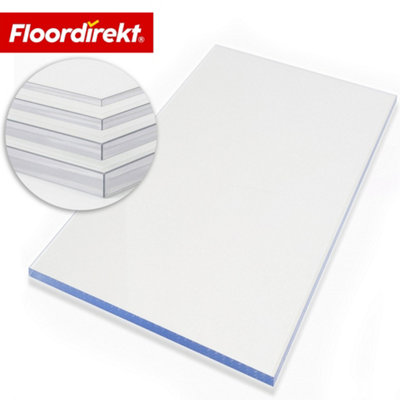 Floordirekt Transparent Acrylic Sheet Plexiglass Panel For Diy Crafts Signs Displays Protective Screen 4.6mm 1 Pack100 X 100 Cm
