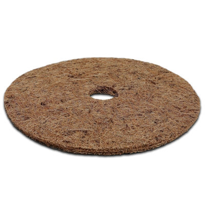 Floordirekt Coir Mulch Disc Coconut Fibre Frost Weed Moisture Protection For Plant Pots Natural25 Cm Set Of 5 from B&Q