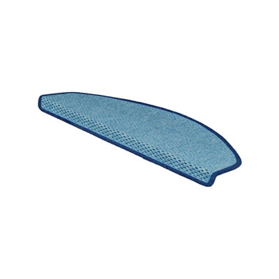 Floordirekt Calcutta Self Adhesive Soft Sisal Stair Tread Mat For Indoor Stairs Semicircular Blue 19 X 56 Cm from B&Q