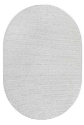 B&Q -  Villeroy & Boch 1748 Francois Handmade Wool Rug Soft Dense Pile In White
