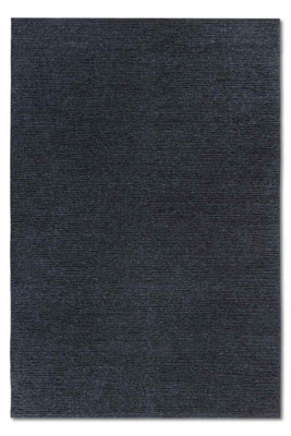 B&Q -  Villeroy & Boch 1748 Francois Handmade Wool Rug Soft Dense Pile In Black