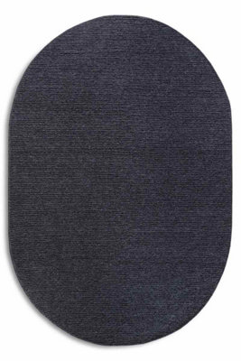 B&Q -  Villeroy & Boch 1748 Francois Handmade Wool Rug Soft Dense Pile In Black