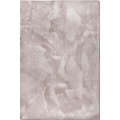 B&Q -  Villeroy & Boch 1899 Soft Pile Rug Leon Abstract Living Room In Light Grey