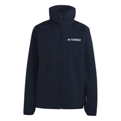  - Adidas Womens Terrex Multi Essentials 2 Layer Rain JacketLegend InkM