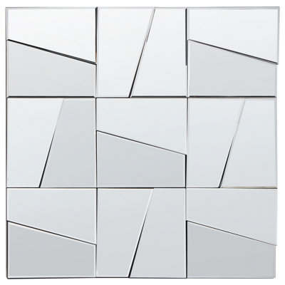 B&Q -  Wall Mirror Ancemont 80 Cm 80 Cm Silver