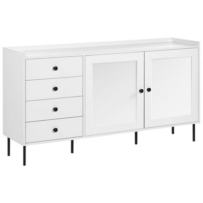 Beliani  2 Door Sideboard Alcove White