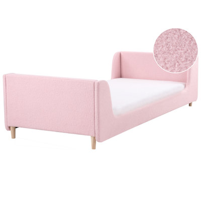 B&Q -  Kids Bed Boucle Laye 90 X 200 Cm (Eu Single) Pink