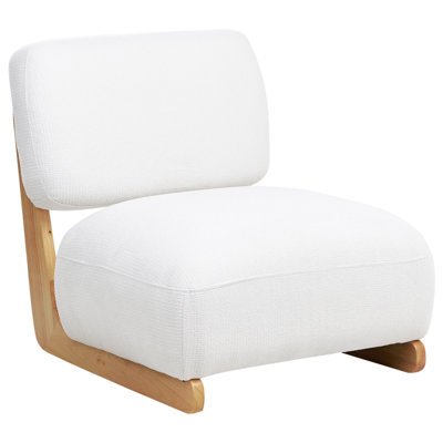 Beliani Armchair Kokkola Fabric Off-White from B&Q