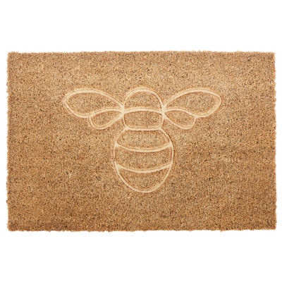 Beliani Doormat Cavite Natural 40 X 60 Cm Bee Coir from B&Q
