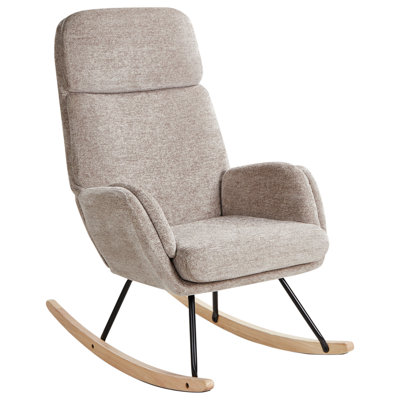 B&Q -  Rocking Chair Kvelia Fabric Taupe