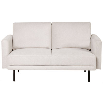 Beliani Sofa 2 Seater Breda Fabric Light Beige from B&Q