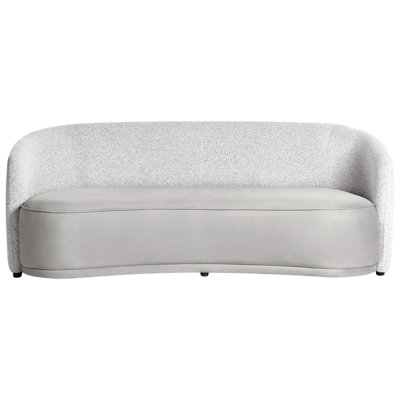 Beliani Sofa 3 Seater Roset Fabric Grey from B&Q