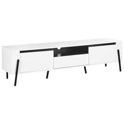 Beliani  Tv Stand Blackpool White from B&Q