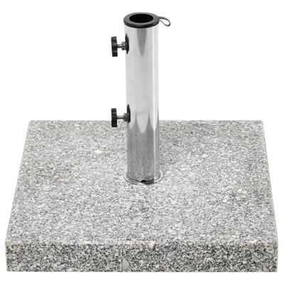 Beliani Parasol Base Cerzeto Grey Square 30 Kg from B&Q