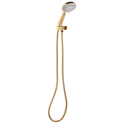 B&Q -  Shower Head And Hose Kit Tamushal 3-Function Gold