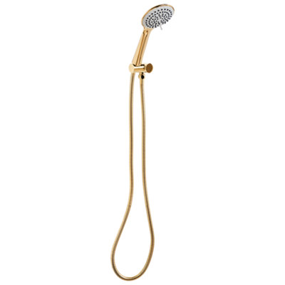 B&Q -  Shower Head And Hose Kit Tarma 4-Function Gold