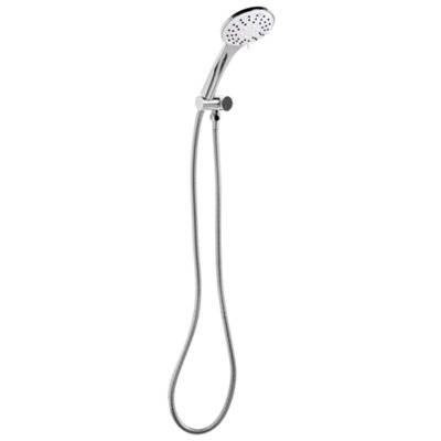 B&Q -  Shower Head And Hose Kit Churun 4-Function Silver