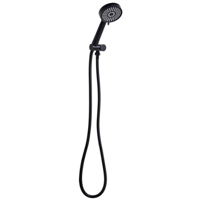 B&Q -  Shower Head And Hose Kit Suripa 3-Function Black