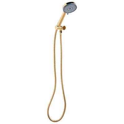 B&Q -  Shower Head And Hose Kit Suripa 3-Function Gold