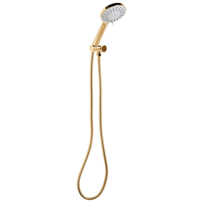 B&Q -  Shower Head And Hose Kit Uchiza 5-Function Gold