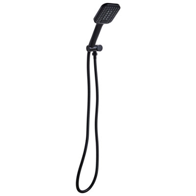B&Q -  Shower Head And Hose Kit Tingo 4-Function Black