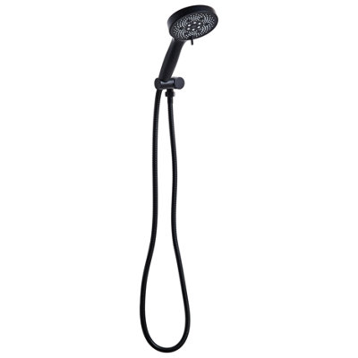 B&Q -  Shower Head And Hose Kit Ichma 5-Function Black