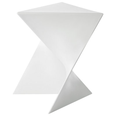 Beliani Side Table Pecos White from B&Q