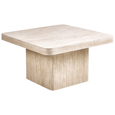 Beliani Coffee Table Duson Travertine Effect from B&Q