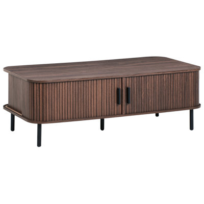 Beliani Coffee Table Bradley Dark Brown from B&Q