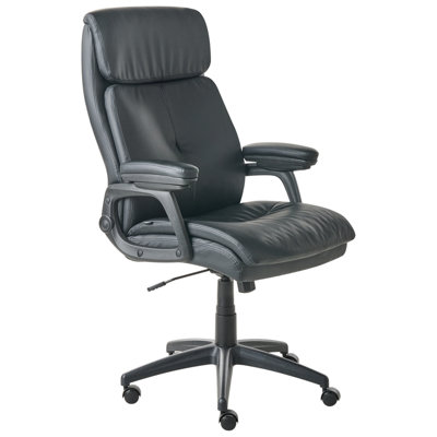 B&Q -  Executive Chair Director Faux Leather Black