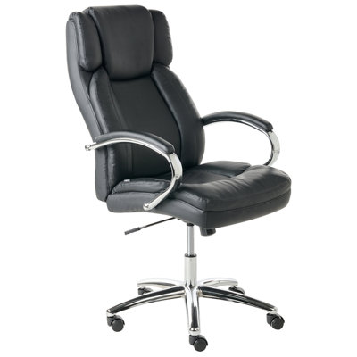 B&Q -  Executive Chair Honor Faux Leather Black