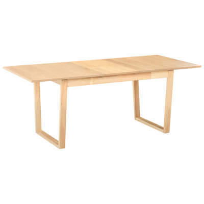 Beliani Extending Dining Table Camden Light Ash Wood 160/200 Cm 95 Cm from B&Q
