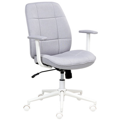 B&Q -  Office Chair Carlton Fabric Grey