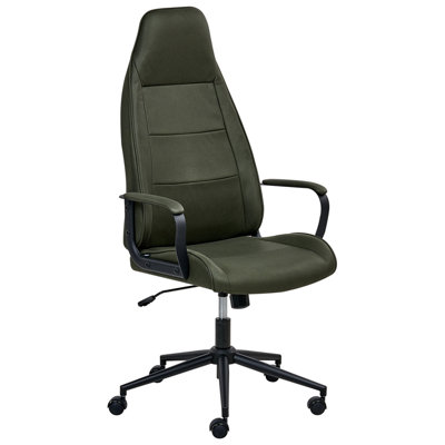 B&Q -  Office Chair Rebel Fabric Dark Green