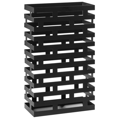 B&Q -  Umbrella Stand Kamsar Metal Black