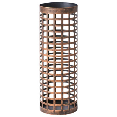 B&Q -  Umbrella Stand Malabo Metal Copper