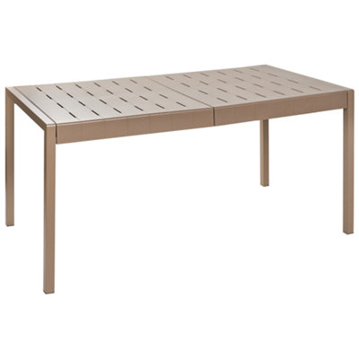 Beliani Garden Dining Table Bartica 154 Cm 84 Cm Brown from B&Q
