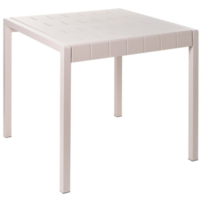 Beliani Garden Dining Table Bartica 81 Cm 84 Cm Beige from B&Q