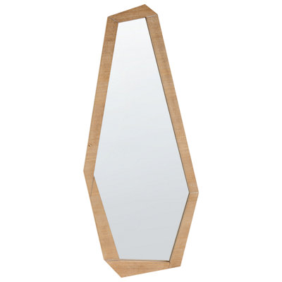 B&Q -  Wall Mirror Chanu 44 Cm 104 Cm Light Brown