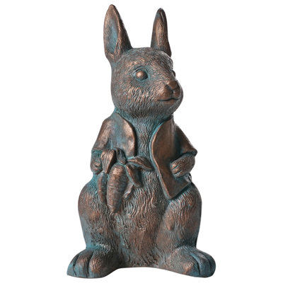 Beliani Garden Figurine Tondon Rabbit Brown from B&Q